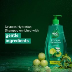 Nyle Naturals Dryness Hydration Shampoo, with Tulsi, Amla and Aloe
