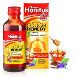 Dabur Honitus Herbal Cough Remedy, Fast Relief Non-Drowsy Formula