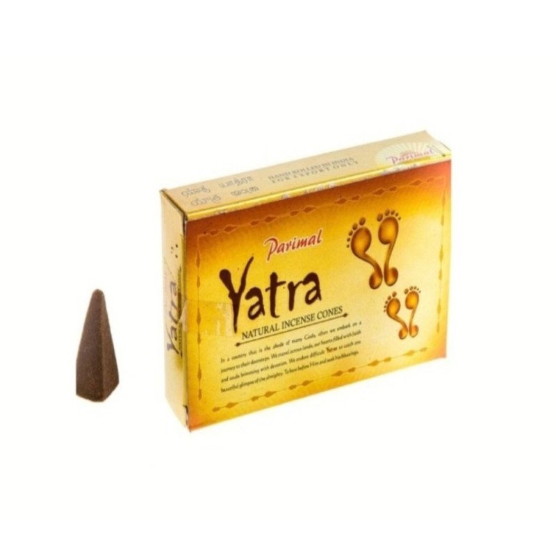 (Cones) Parimal Yatra Natural Incense Cones for Pooja and Prayer