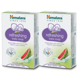 Himalaya Refreshing Baby Soap, Keeps Baby's Skin Cool & Fresh 125g