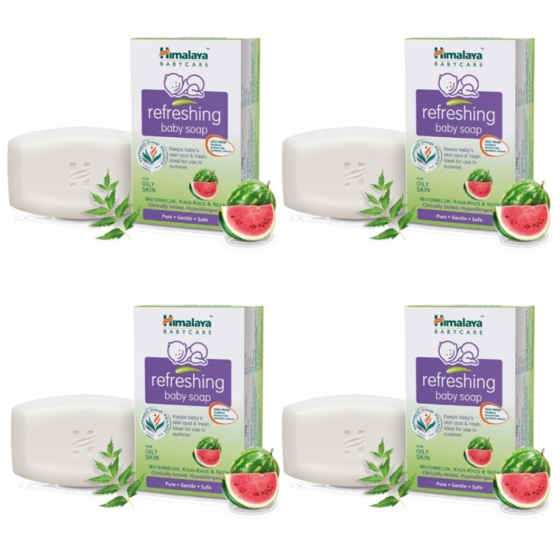 Himalaya Refreshing Baby Soap, Keeps Baby's Skin Cool & Fresh 125g