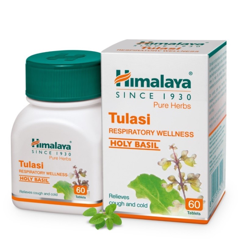 Himalaya Tulasi Respiratory Wellness Tablets (60 Tablets)