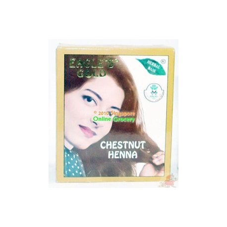 Eagle's Gold Chestnut Henna 6 Pouches X 10 gm Eagle's Gold Chestnut Henna 6 Pouches X 10 gm