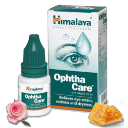 Himalaya Ophthacare Eye Drops - Relieves Eye Strain, Redness