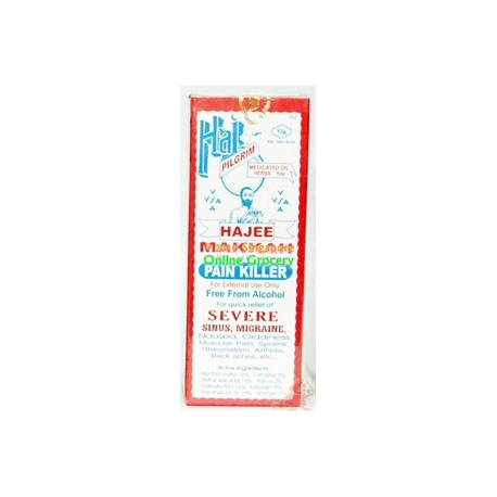 Hajee Makkah Pain Killer Medicated Oil 25ml Hajee Makkah Pain Killer Medicated Oil 25ml