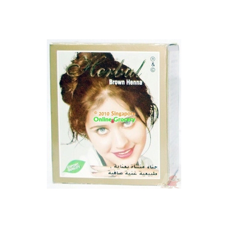 Herbal Brown Henna 6 Pouches X 10 gm Herbal Brown Henna 6 Pouches X 10 gm