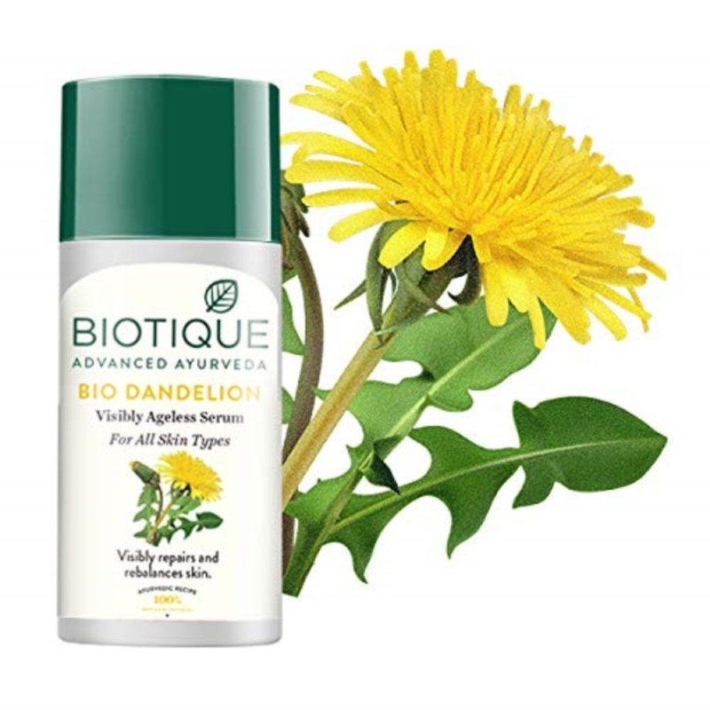 Biotique Bio Dandelion Visibly Ageless Serum, for All Skin Types 40ml