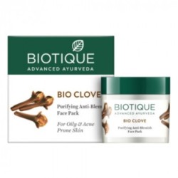 Biotique Bio Clove Purifying Anti Blemish Face Pack, for Oily & Acne