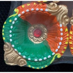 Colorful Clay Diyas for Deepavali, Diwali Diya, Divali Diya,deepavali