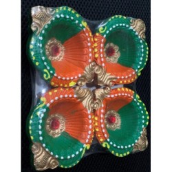Colorful Clay Diyas for Deepavali, Diwali Diya, Divali Diya,deepavali