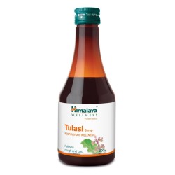 Himalaya Tulasi Syrup Respiratory Wellness, Relieves Cough & Cold