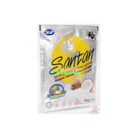 Santan Instant Coconut Cream Powder 50gm Santan Instant Coconut Cream Powder 50gm