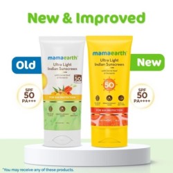Mamaearth Ultra Light Indian Sunscreen with Carrot Seed & Turmeric