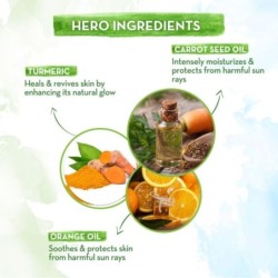Mamaearth Ultra Light Indian Sunscreen with Carrot Seed & Turmeric