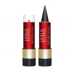 Lotus Herbals Natural Kajal Black - Relaxes & Soothes Eyes for All
