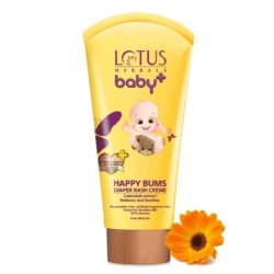 Lotus Herbals Baby+ Happy Bums Diaper Rash Creme - Calendula Extracts