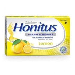 Dabur Honitus Herbal Lozenges with Ayurvedic Extracts (Lemon)