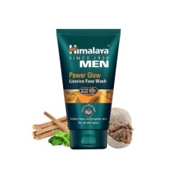 Himalaya Men Power Glow Licorice Face Wash, for All Skin Types 100ml