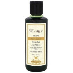 Khadi Organique Natural Hair Cleanser (Neem Sat) 210ml