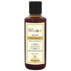 Khadi Organique Natural Hair Cleanser (Honey & Almond) 210ml