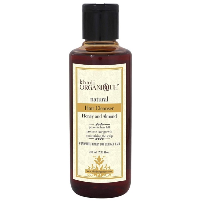 Khadi Organique Natural Hair Cleanser (Honey & Almond) 210ml