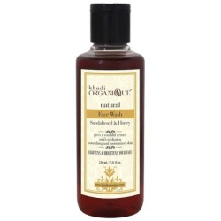Khadi Organique Natural Sandalwood & Honey Face Wash 210 Ml