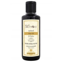 Khadi Organique Natural 18 Herbs Hair Oil - Frizz Free, Improves Hair