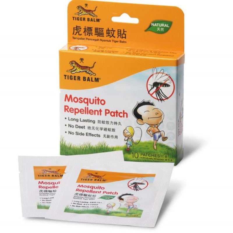 Tiger Balm Mosquito Repellent Patch (Long Lasting), 10 Patches