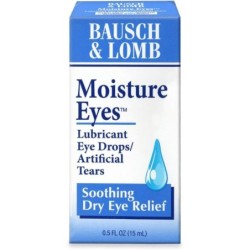 Bausch & Lomb Moisture Eyes Lubricant Eye Drops, Soothing Dry Eye