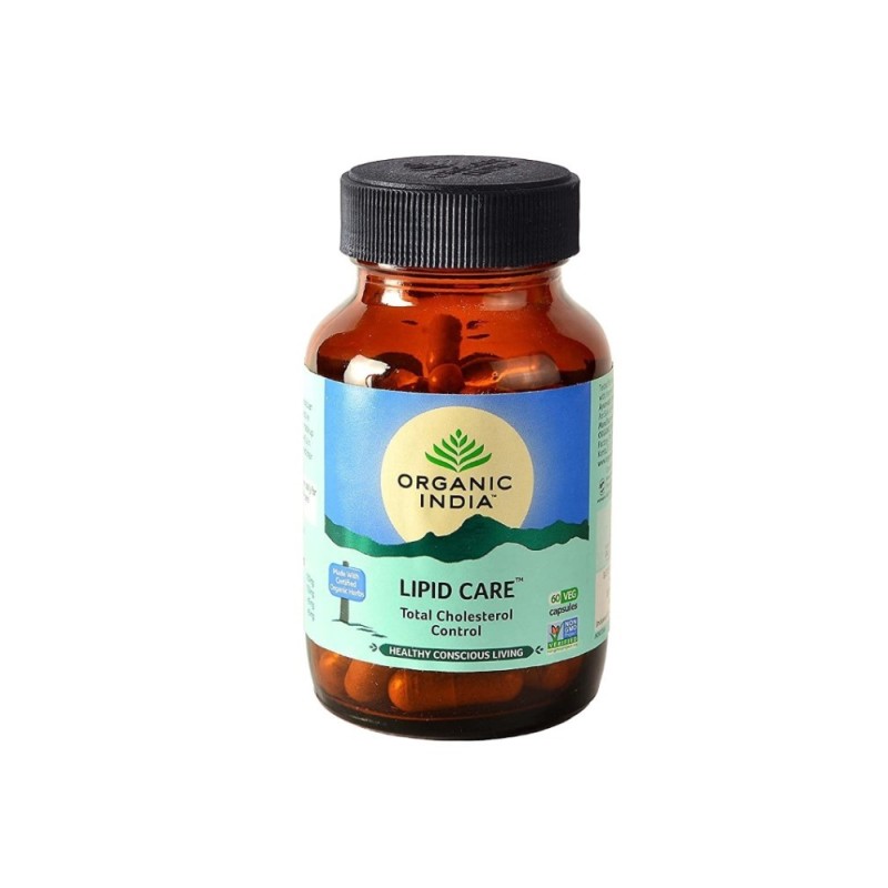 Organic India Lipid Care Total Cholesterol Control, 60 Capsules