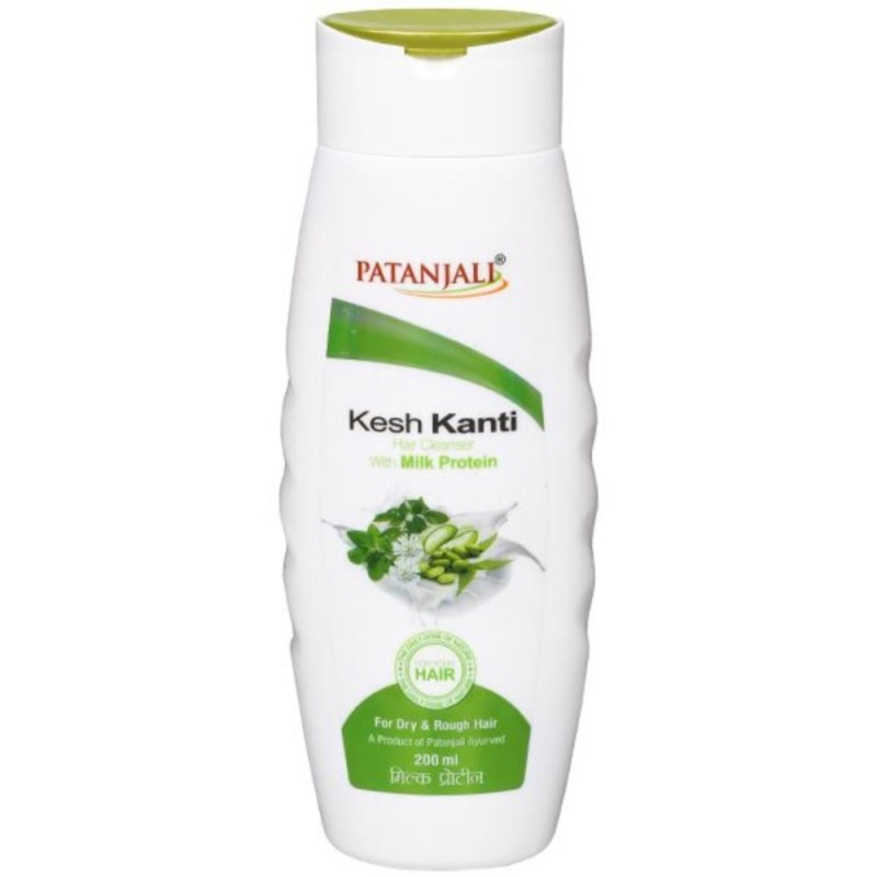 Patanjali Kesh Kanti Hair Cleanser with Milk Protein, for Rough & Dry