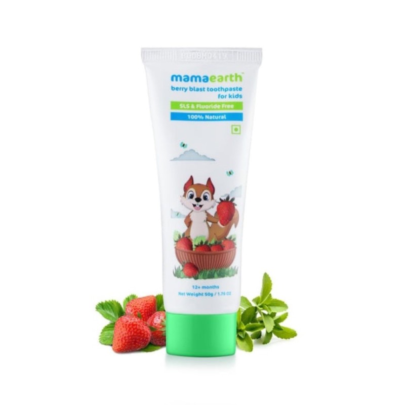 Mamaearth Berry Blast Toothpaste for Kids, Pack of 2 ( Each)