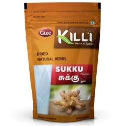Killi Herbs & Spices Sukku Powder (Dried Ginger), (Cold & Cough) 100g
