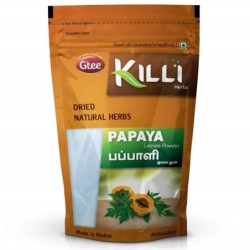 Killi Herbs & Spices Papaya Leaves Powder, (Boosts Platelets) 100g