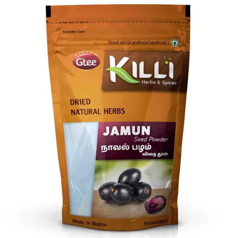 Killi Herbs & Spices Jamun Seed Powder (Naval Pazham Seed Powder)