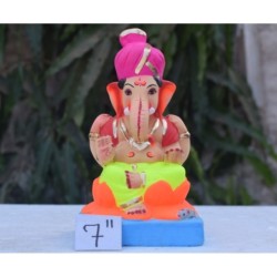 Kamal Aasan Feta Eco Friendly Ganesh Idol Made of Clay Shadu Mati