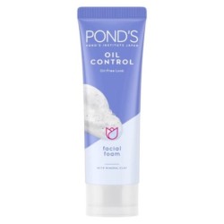 Pond's Oil Control Oil-Free Look Facial Foam - with Mineral Clay 100g
