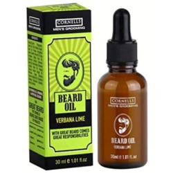 Cornells Men's Grooming Beard Oil, Verbana Lime 30ml