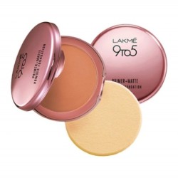Lakme 9 to 5 Primer+matte Powder Foundation, (06 Natural Almond) 9g
