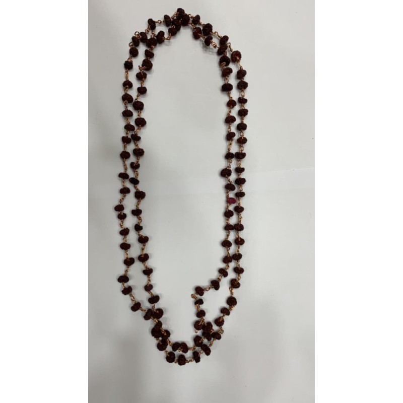 Satvik Small Rudraksha Mala, for Neck Wearing, Prayer, Rosary Japmala