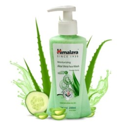 Himalaya Moisturizing Aloe Vera Face Wash - Enriched with Natural