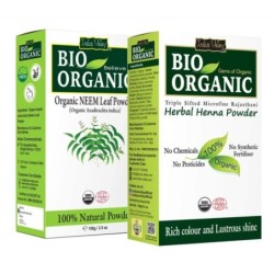 Indus Valley Bio Organic Combo Pack of Neem Leaf Powder & Herbal