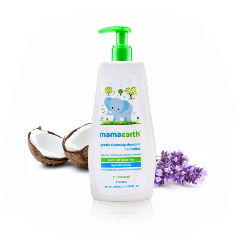 Mamaearth Gentle Cleansing Shampoo for Babies, with Coconut Based