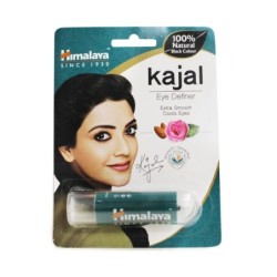 Himalaya Eye Definer Kajal 100% Natural Black Color, Extra Smooth