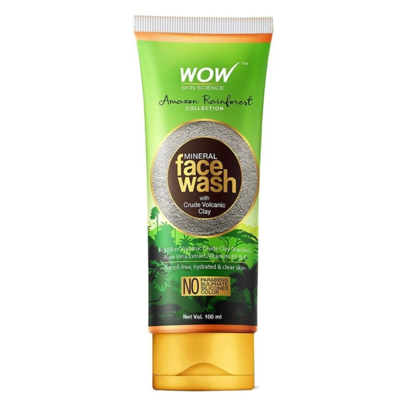 Wow Skin Science Amazon Rainforest Mineral Face Wash - with Crude