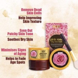 Wow Skin Science Pink Rose Clay Face Mask - Helps to Hydrate