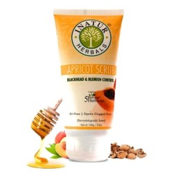 Inatur Herbals Apricot Scrub - Blackhead &Amp; Blemish Control