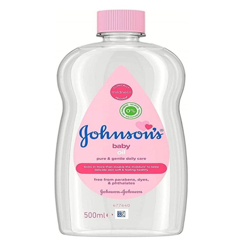 Johnsons Baby Oil - Pure & Gentle Daily Care, Locks in Moisture