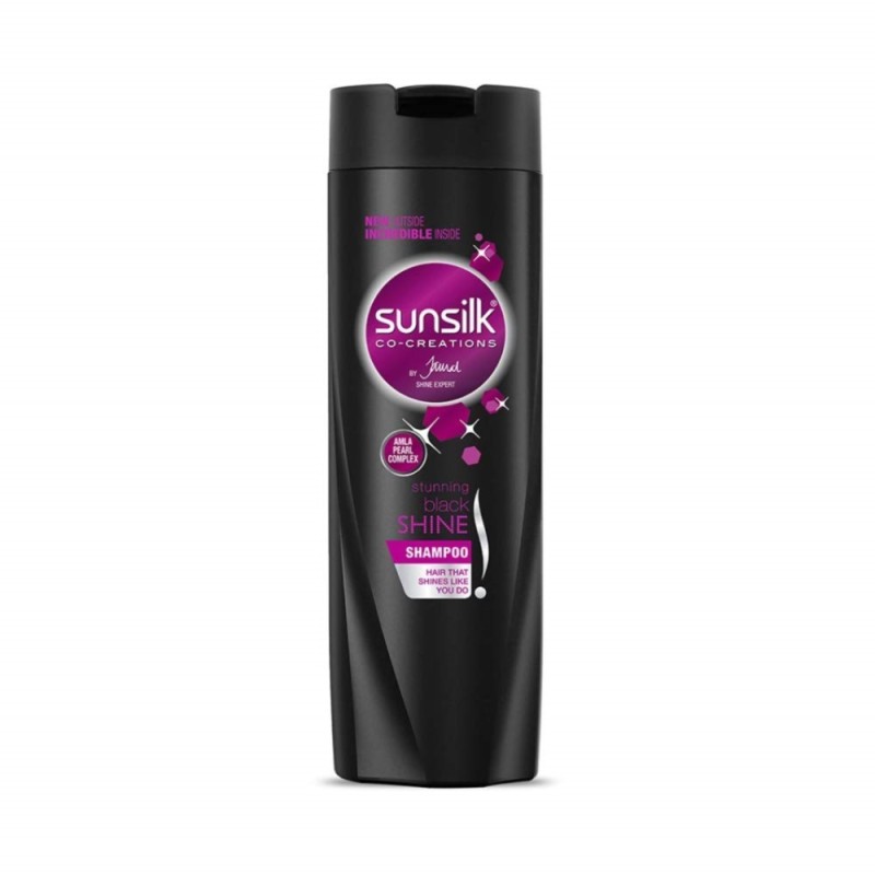Sunsilk Co-Creations Stunning Black Shine Shampoo - with Amla Pearl