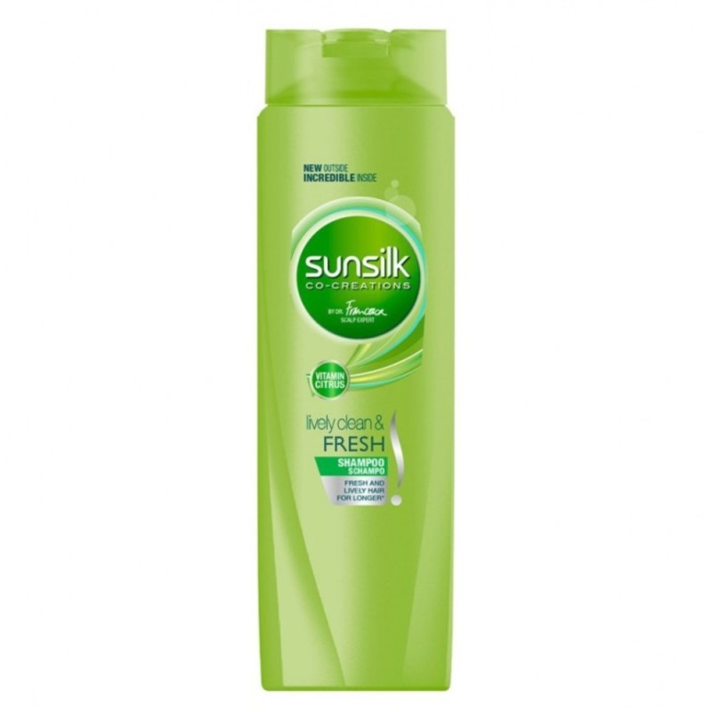 Sunsilk Co-Creations Lively Clean &Amp; Fresh Shampoo - with Vitamin